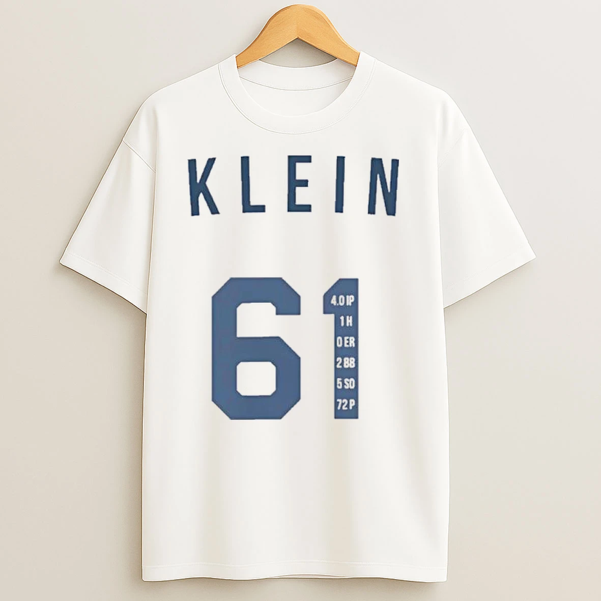 Will Klein 61 La Dodgers World Series T Shirts