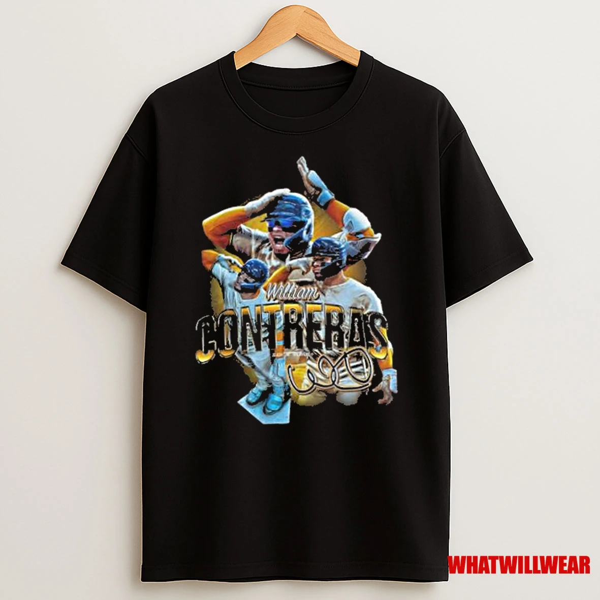 William Contreras Milwaukee Brewers Sign 2025 Shirts