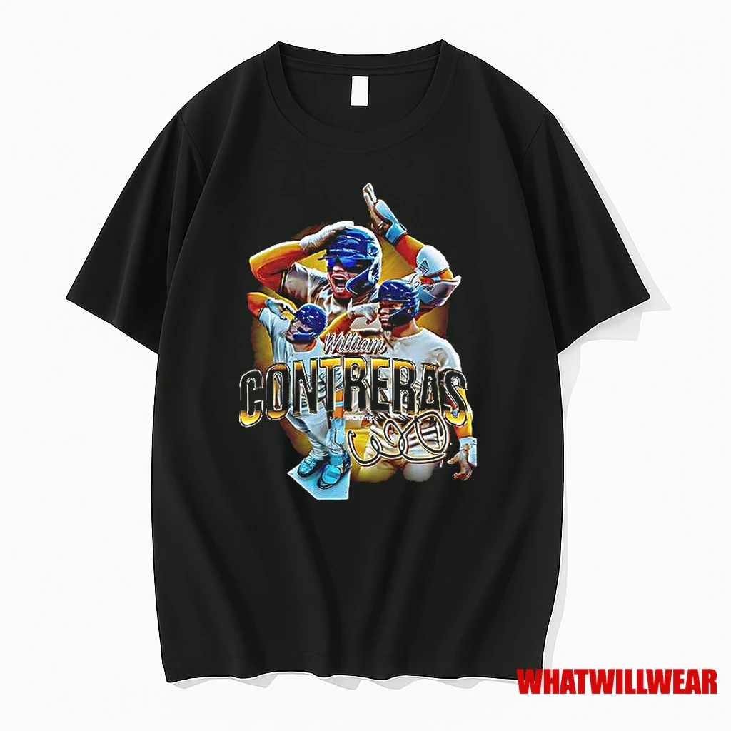 William Contreras Players Baseball Action Signature Shirts
