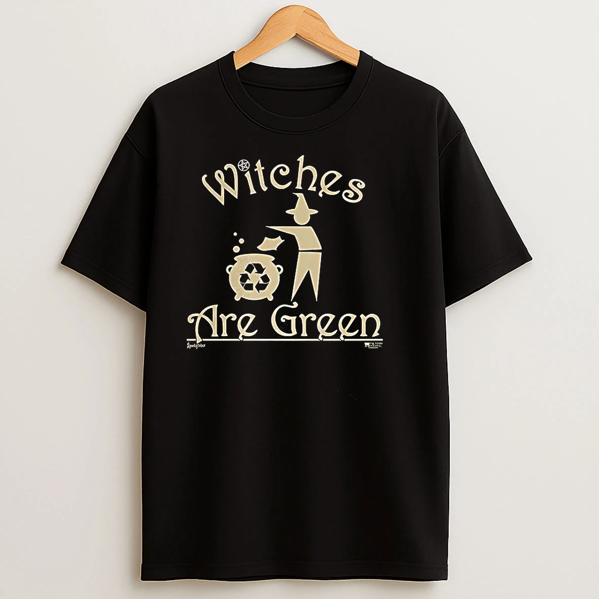Witches Are Green Environmental Protection Halloween T Shirts
