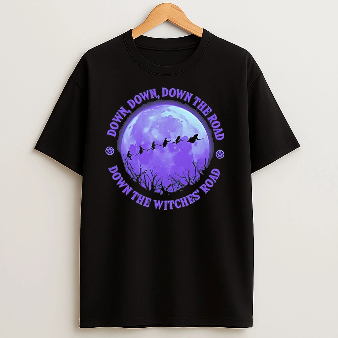 Witches Moon Down The Road T Shirts