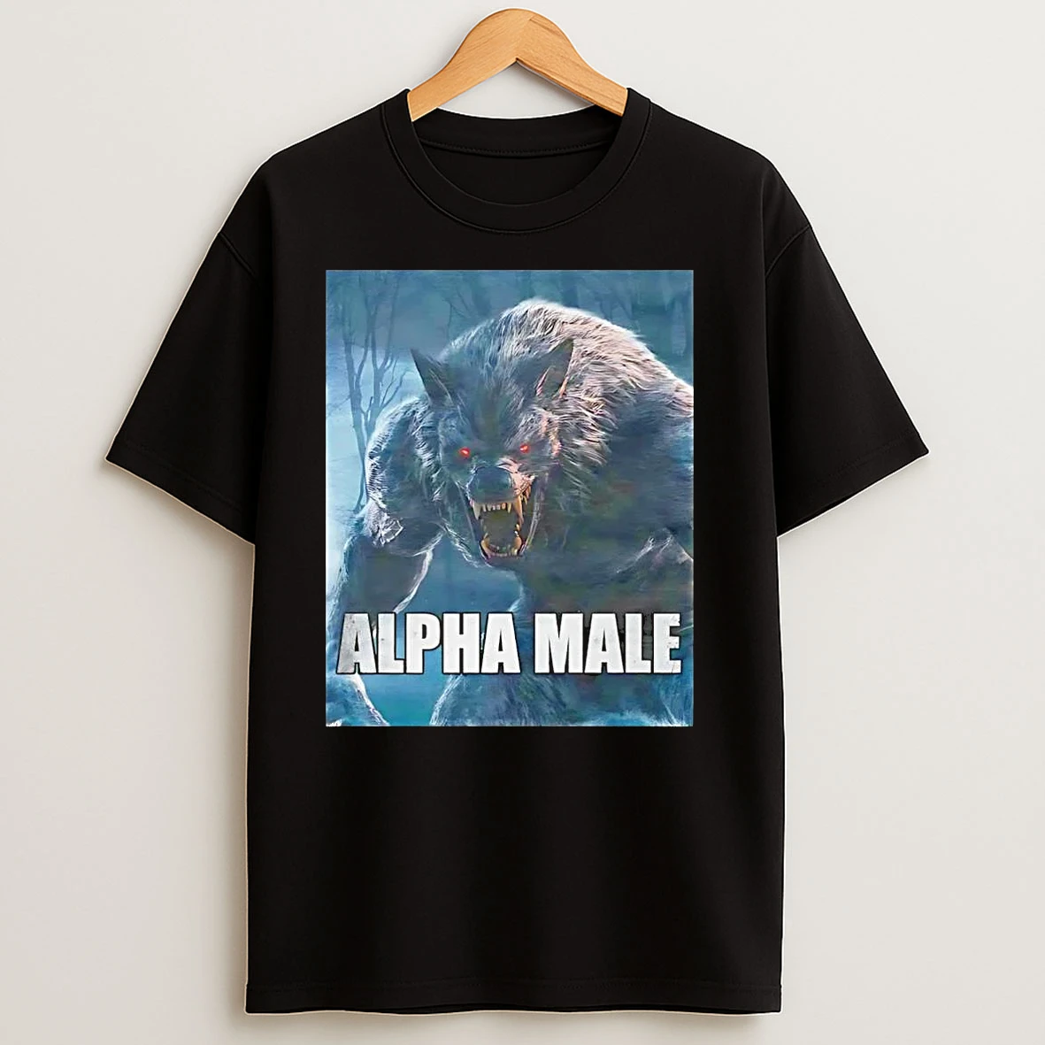 Wolf Alpha Male T Shirts