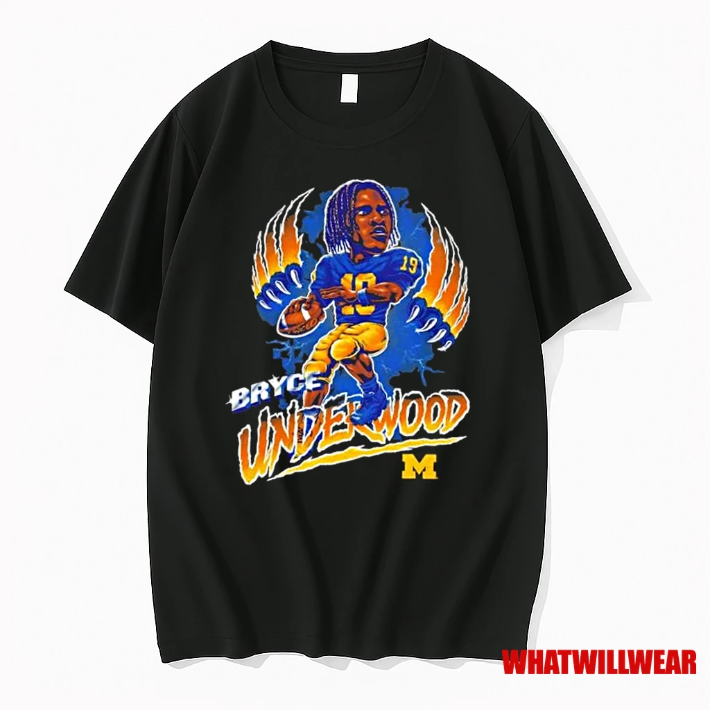 Wolverine Bryce Underwood Michigan Wolverines Football Shirts