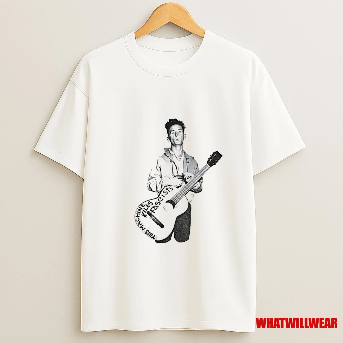 Woody Guthrie This Machine Kills Fascists Anti Fascist Vintage Shirts