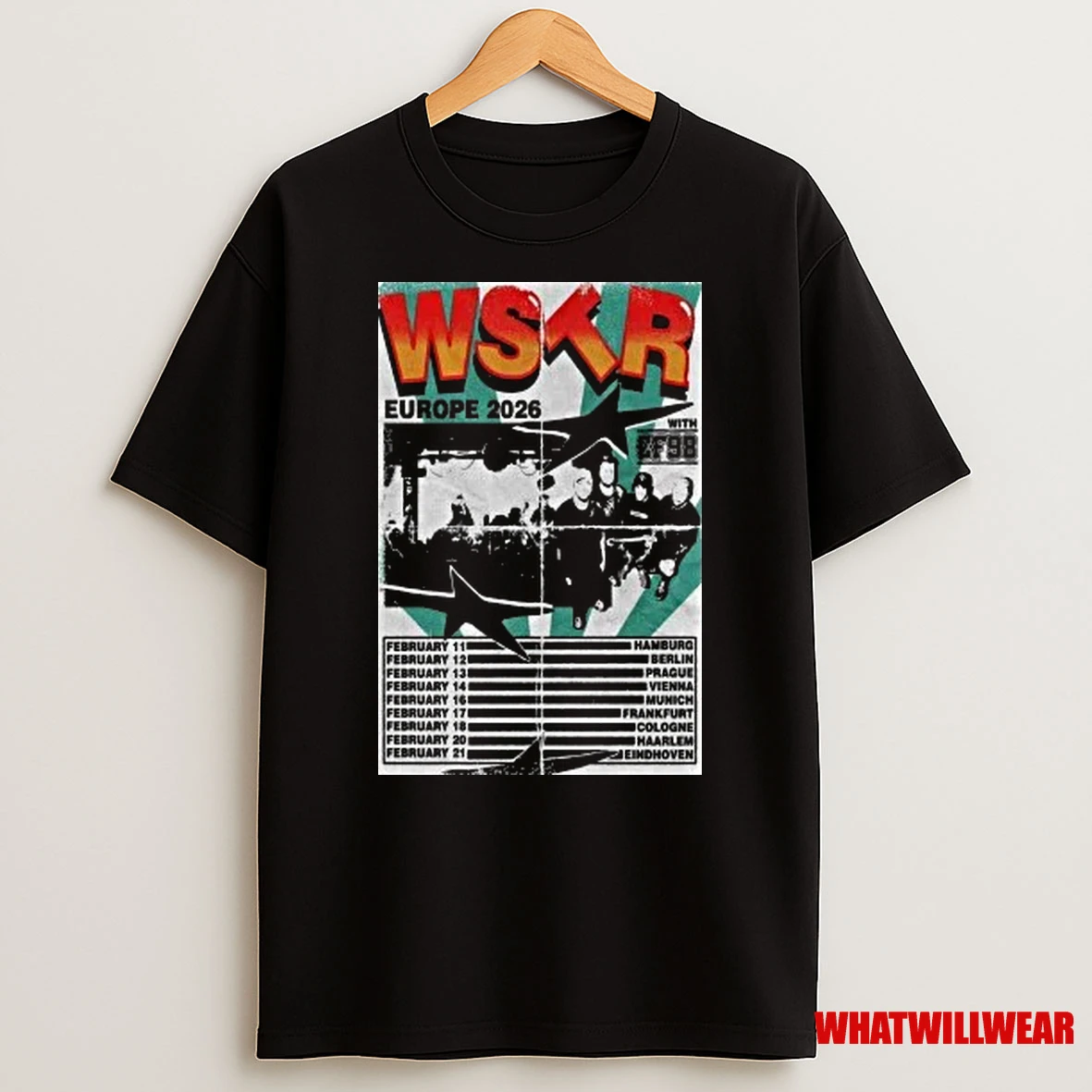 Wstr Band Europe Live 2026 Shirts
