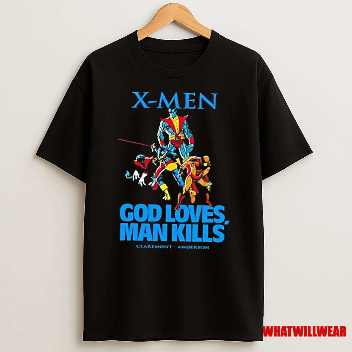 X Men God Loves Man Kills Caremont Anderson Shirts