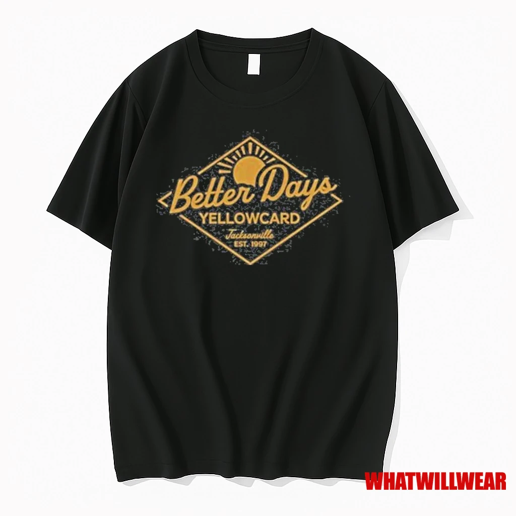Yellowcard Better Days 2025 Shirts