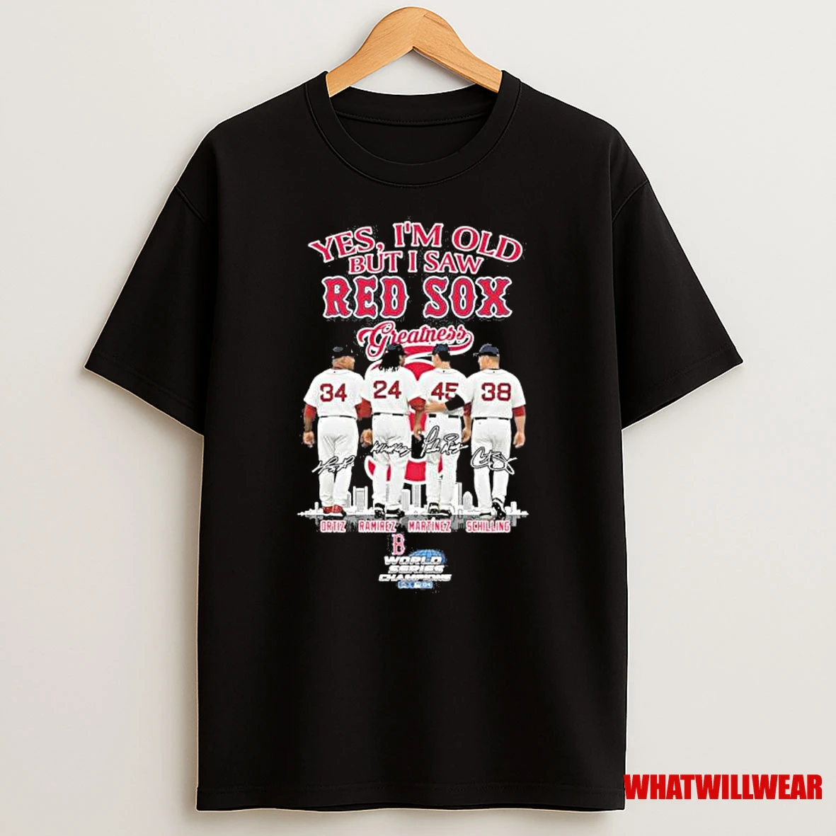 Yes Im Old But I Saw Boston Red Sox Legends Greatness Signatures Shirts