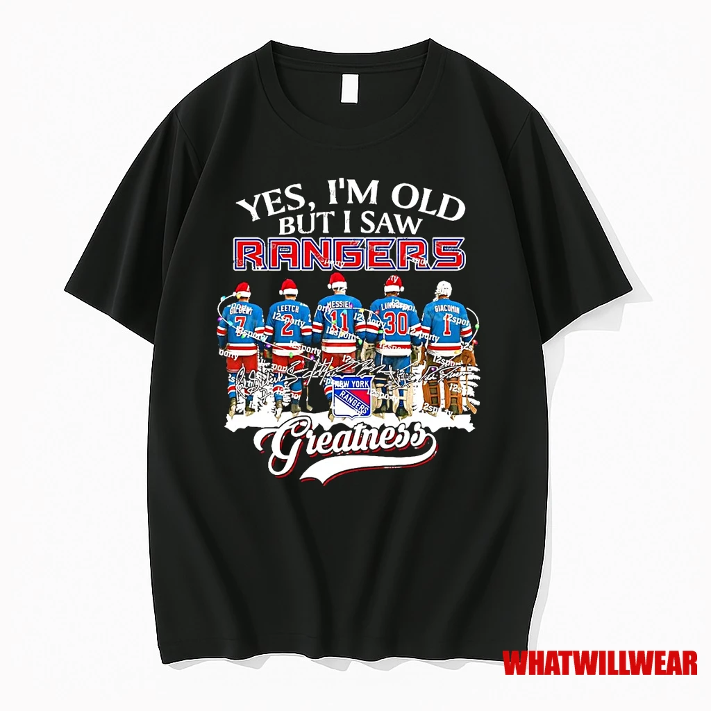 Yes Im Old But I Saw New York Rangers Greatness Christmas Shirts