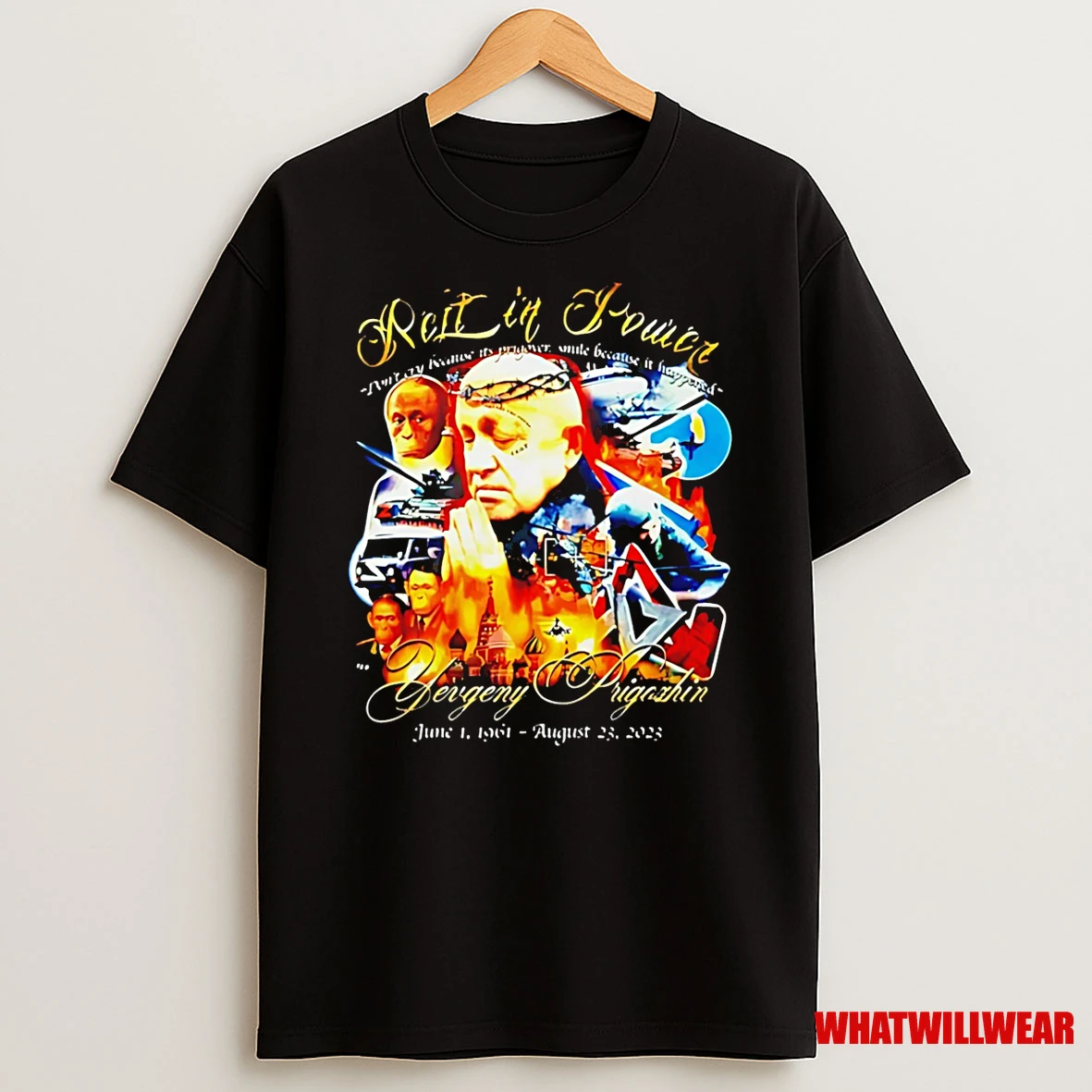 Yevgeny Prigozhin Rest In Power Dont Cry Because Its Prigover Smile Because It Happened Shirts