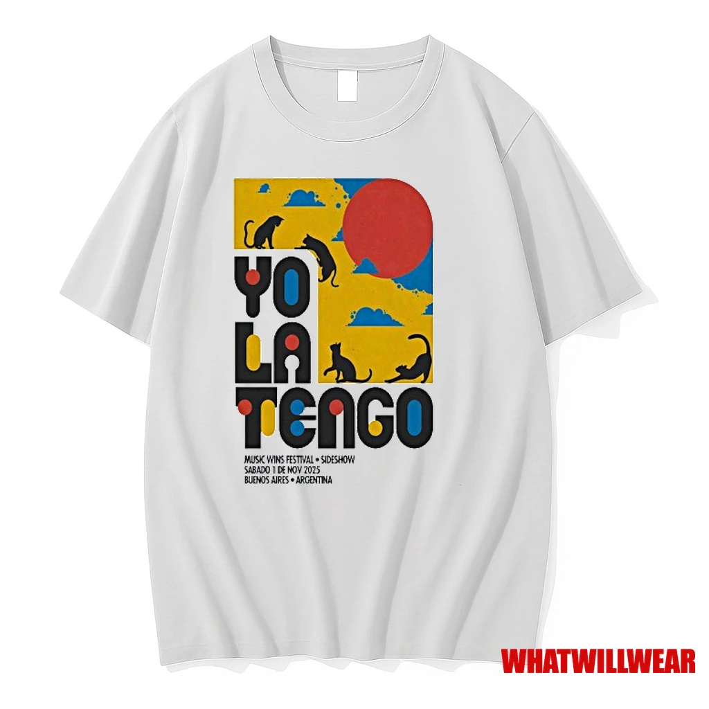 Yo La Tengo 11 1 2025 Music Wins Festival In Buenos Aires Argentina Shirts