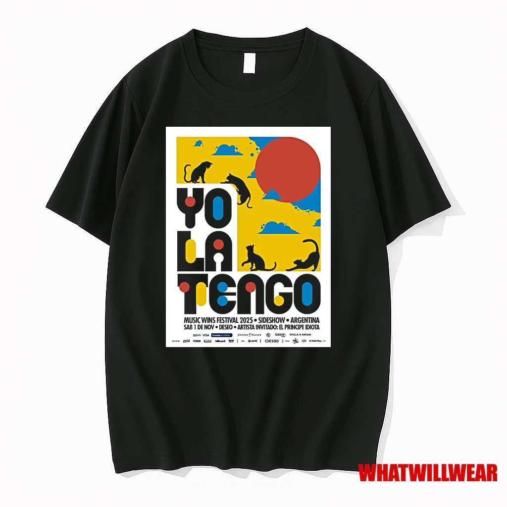 Yo La Tengo November 1 2025 Music Wins Festival In Buenos Aires Argentina Shirts