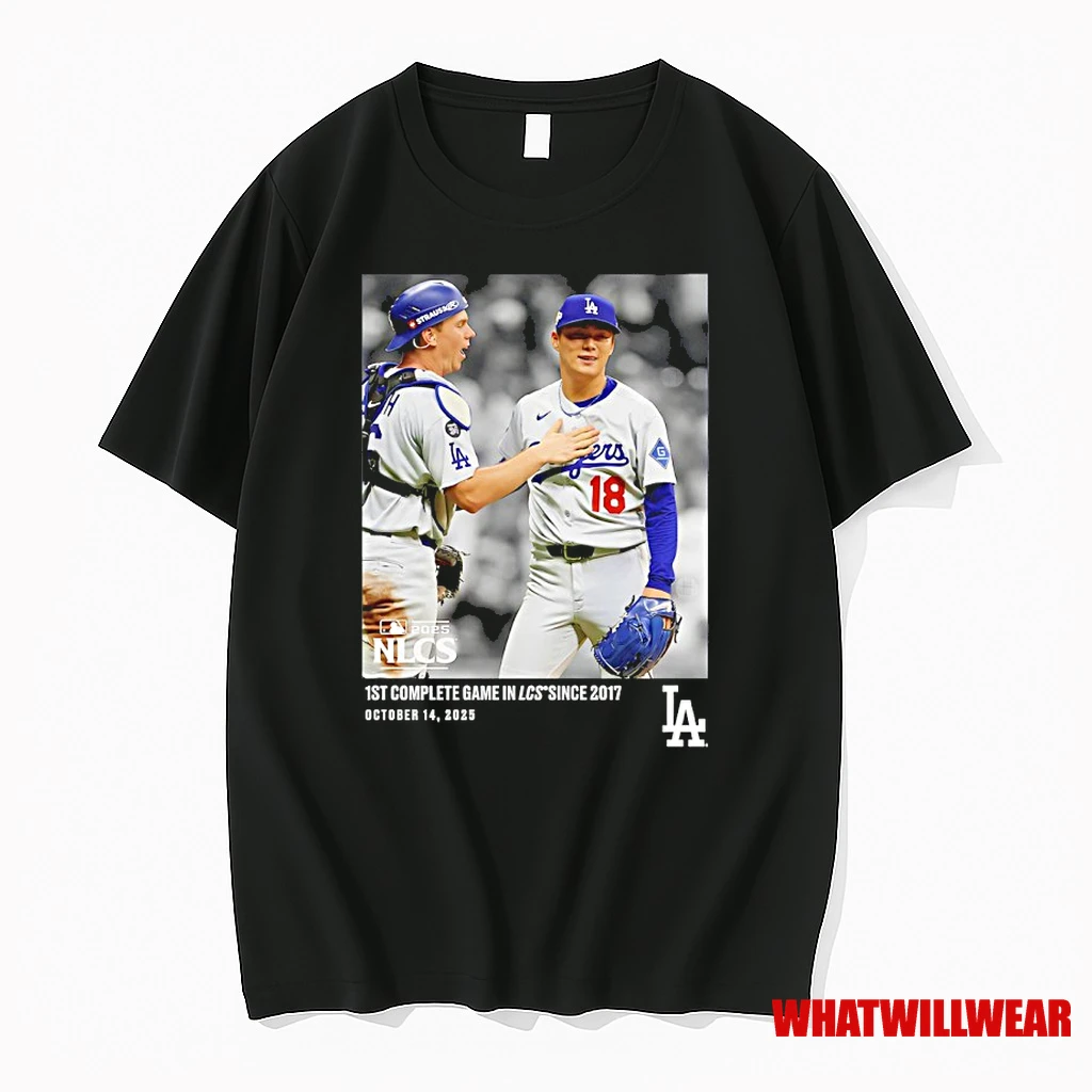 Yoshinobu Yamamoto La Dodgers 1st Complete Game In Lcs Since 2017 Shirts