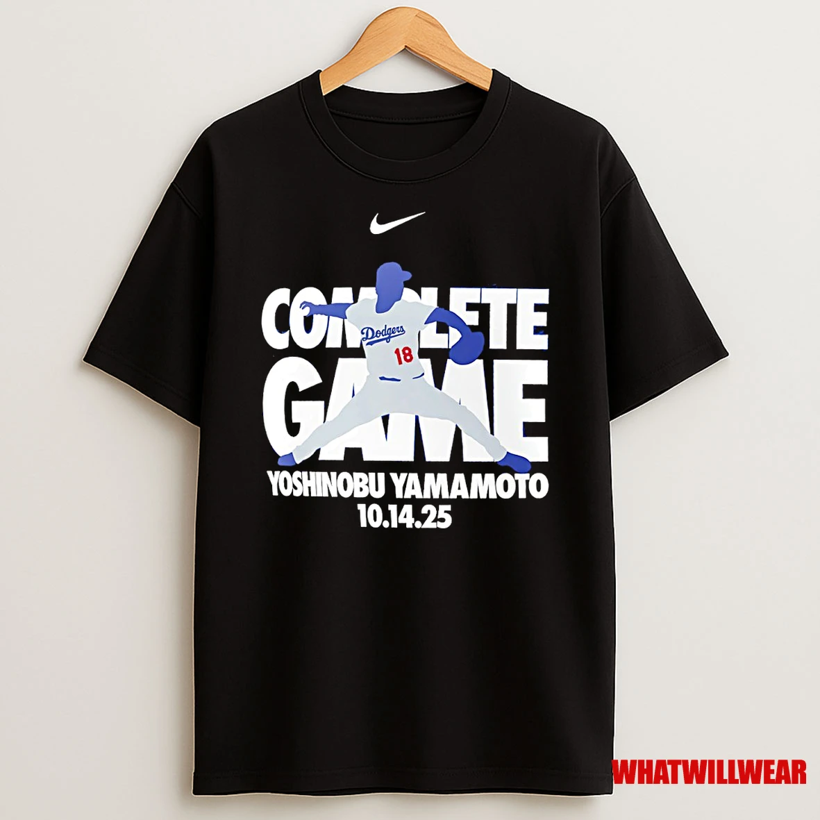 Yoshinobu Yamamoto Los Angeles Dodgers 10 14 25 Nike Logo Shirts