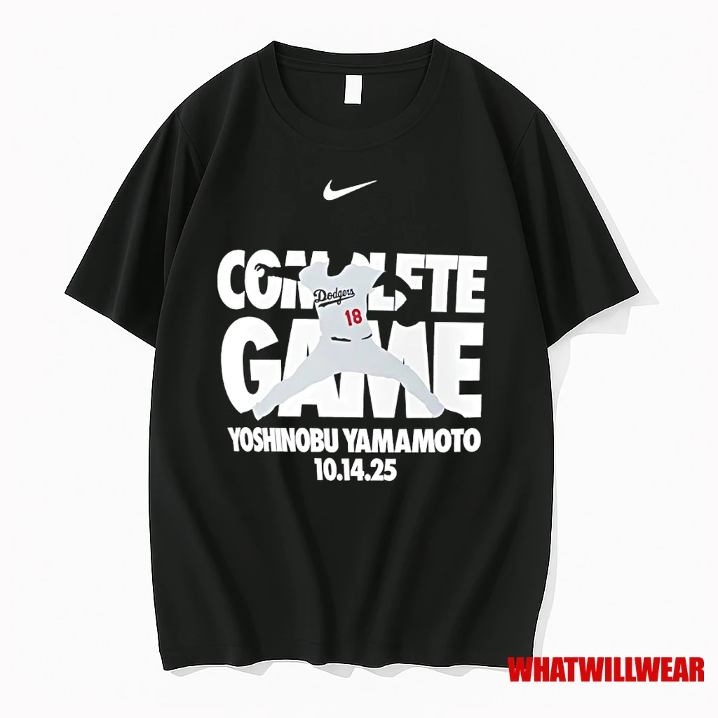 Yoshinobu Yamamoto Los Angeles Dodgers Complete Game Shirts