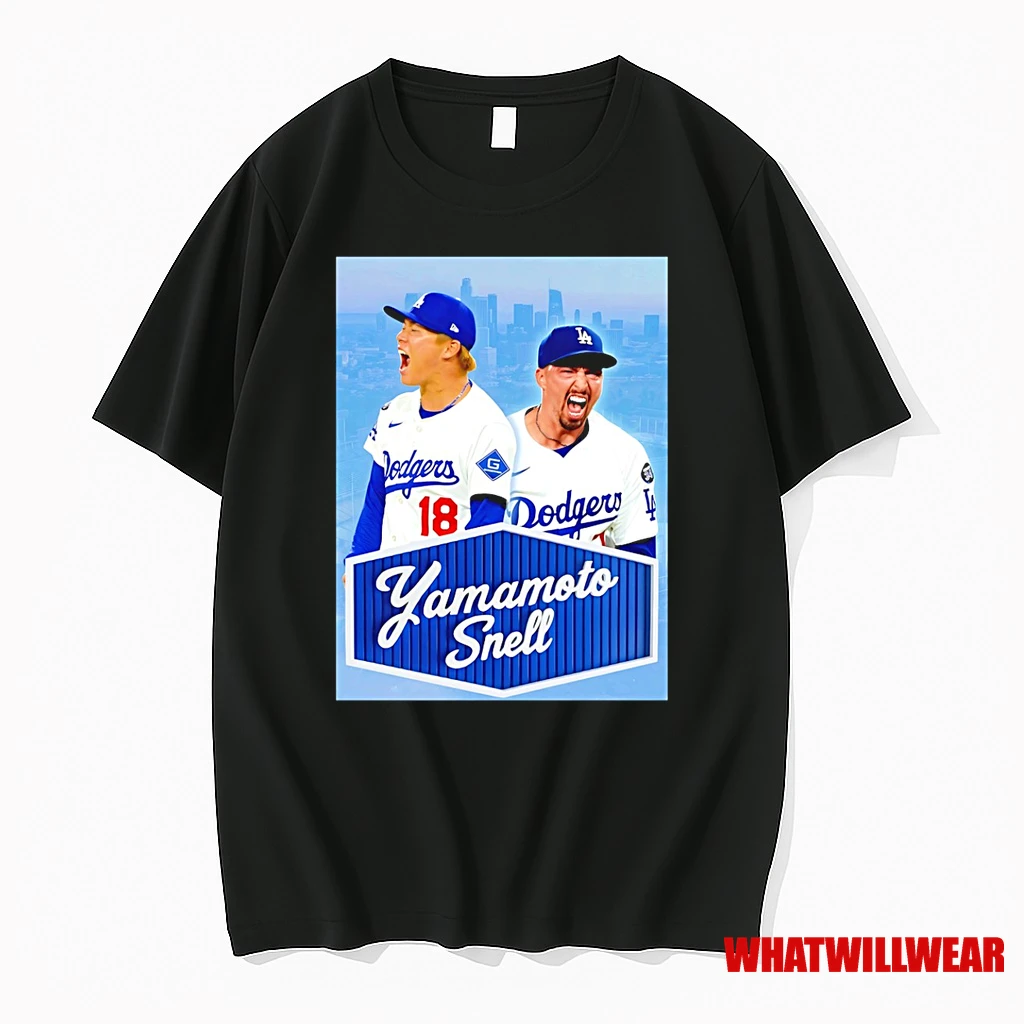 Yoshinobu Yamamoto And Blake Snell Yamamoto Snell Shirts