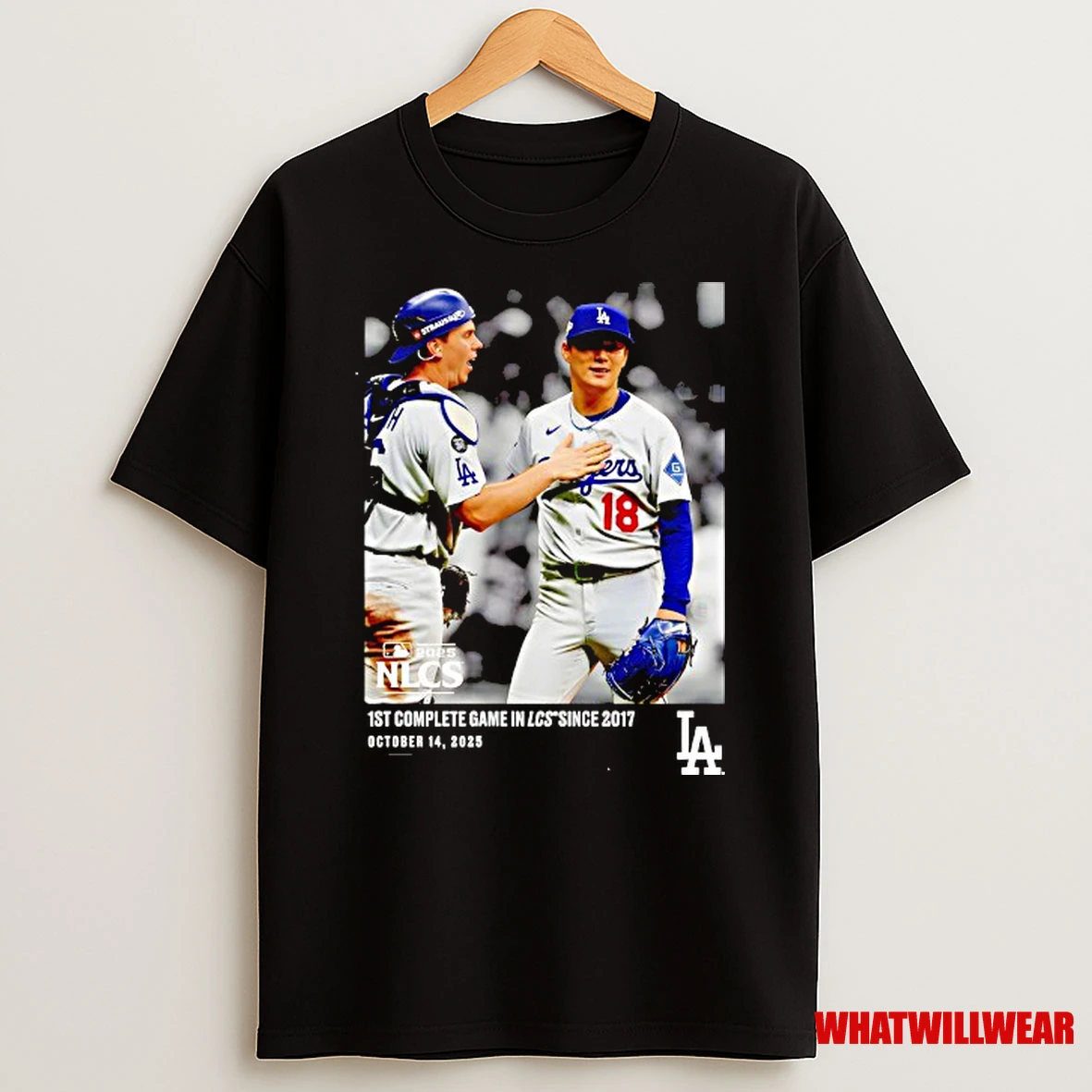 Yoshinobu Yamamoto And Will Smith Los Angeles Dodgers 1st Complete Game In Lcs Since 2017 Shirts