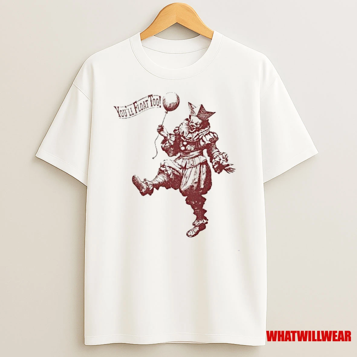 Youll Float Too Circus Clown Pennywise Shirts
