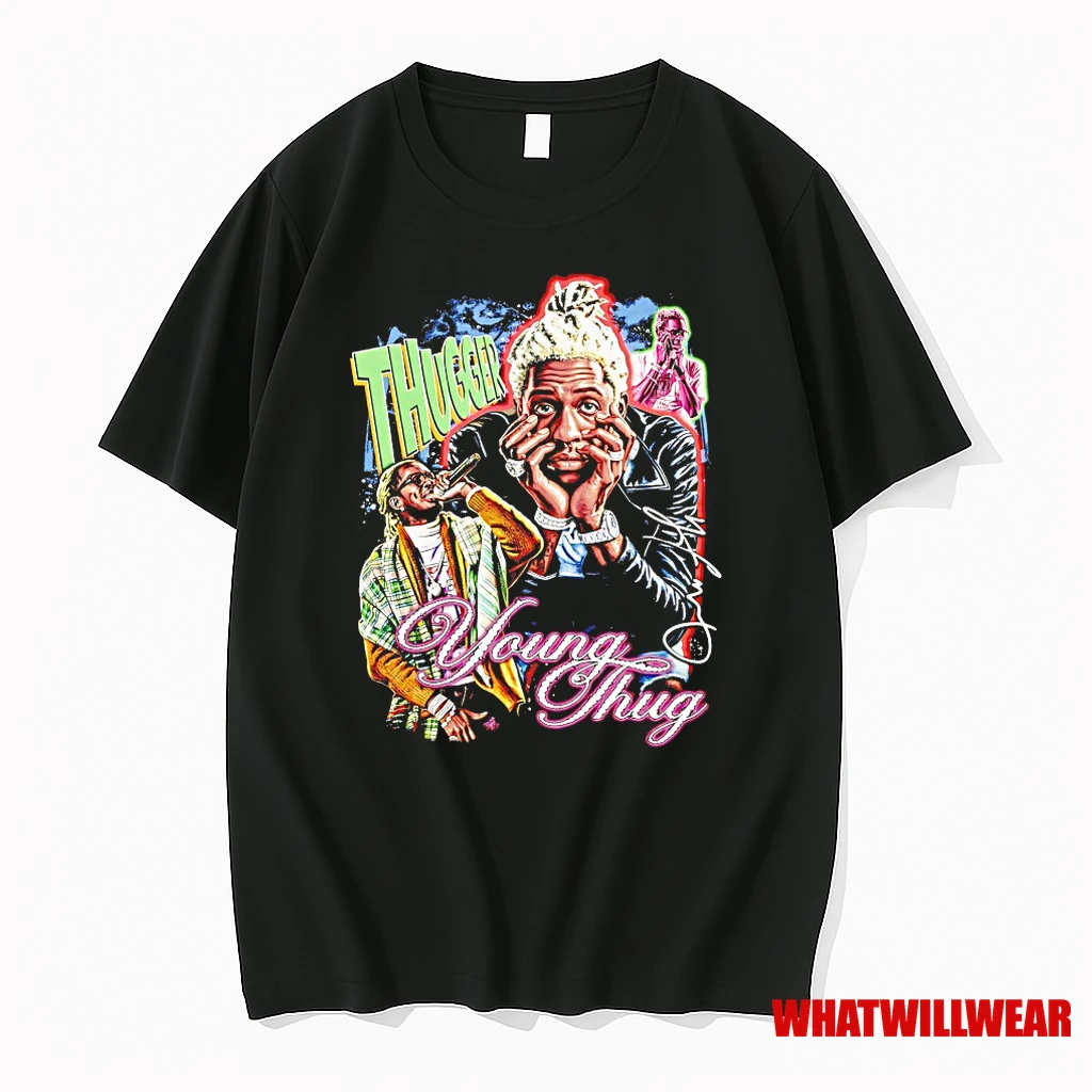 Young Thug Thugger Rapper Collage Vintage Shirts