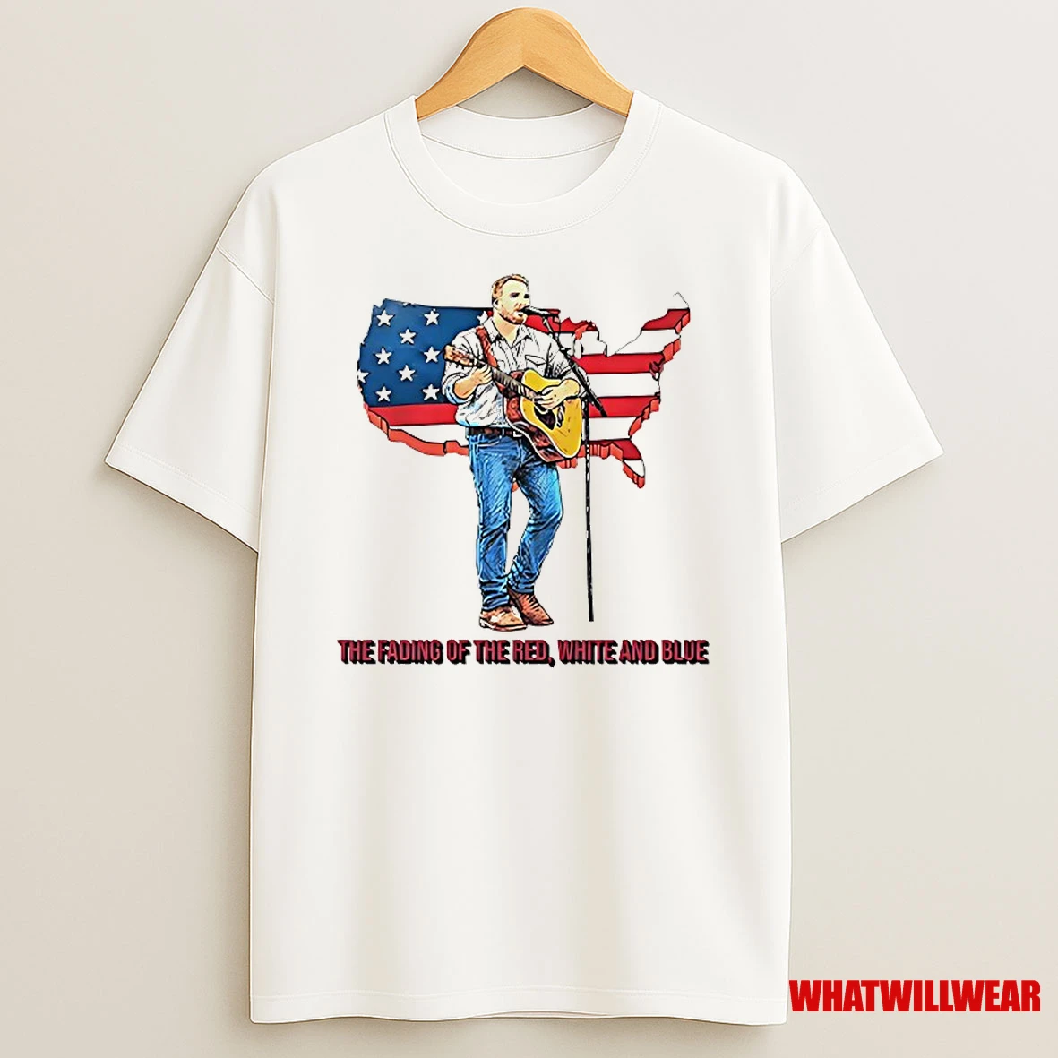 Zach Bryan The Fading Of The Red White And Blue Shirts