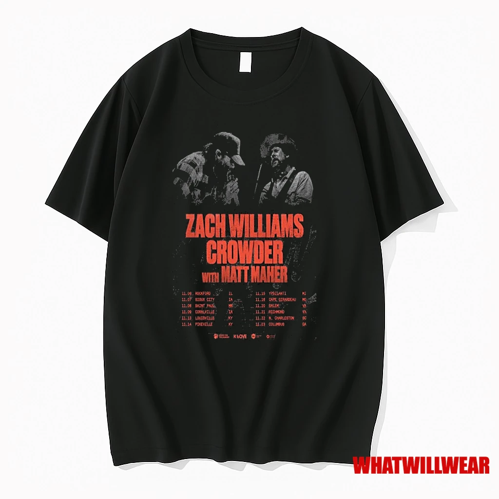 Zach Williams Matt Maher November Shows 2025 Shirts