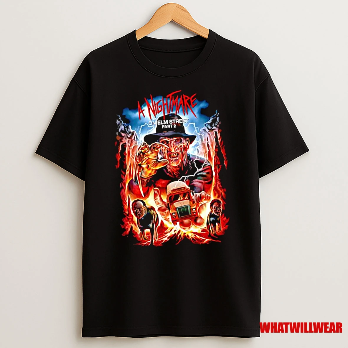 Zachary Jackson Brown A Nightmare Onelm Street Part 2 Graphic Shirts