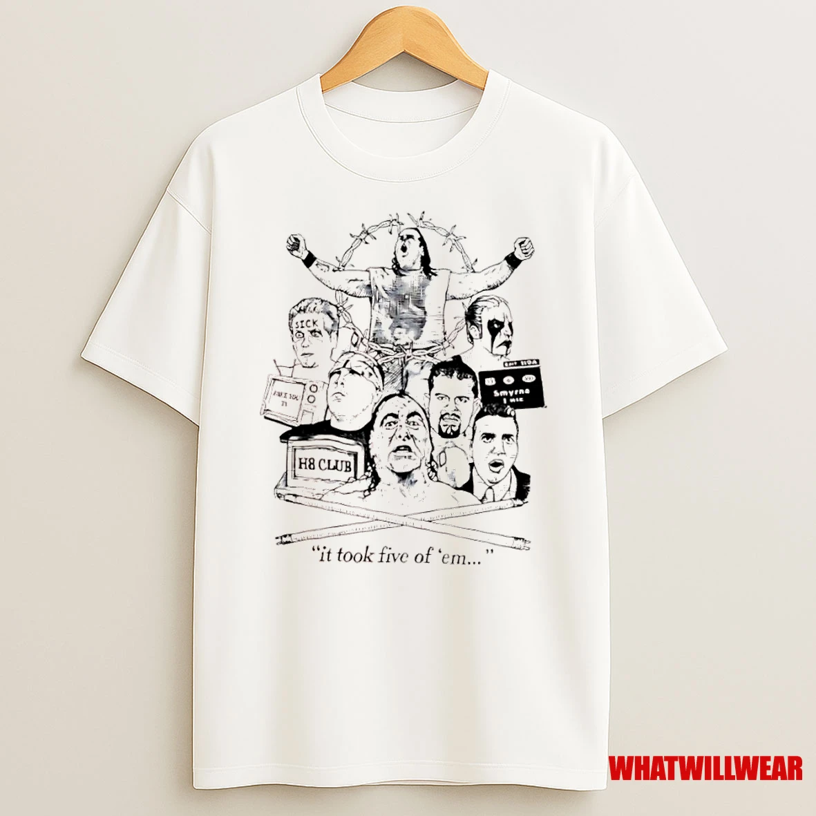 Zandigs Famous Jesus It Took Five Of Em Graphic Shirts