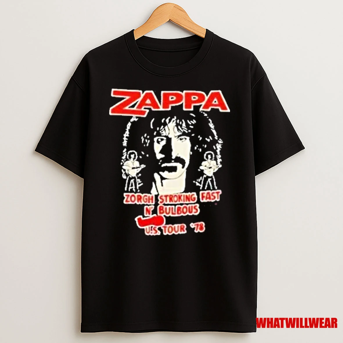 Zappa Zorgh Stroking Fast N Bulbous Us Tour 1978 Shirts