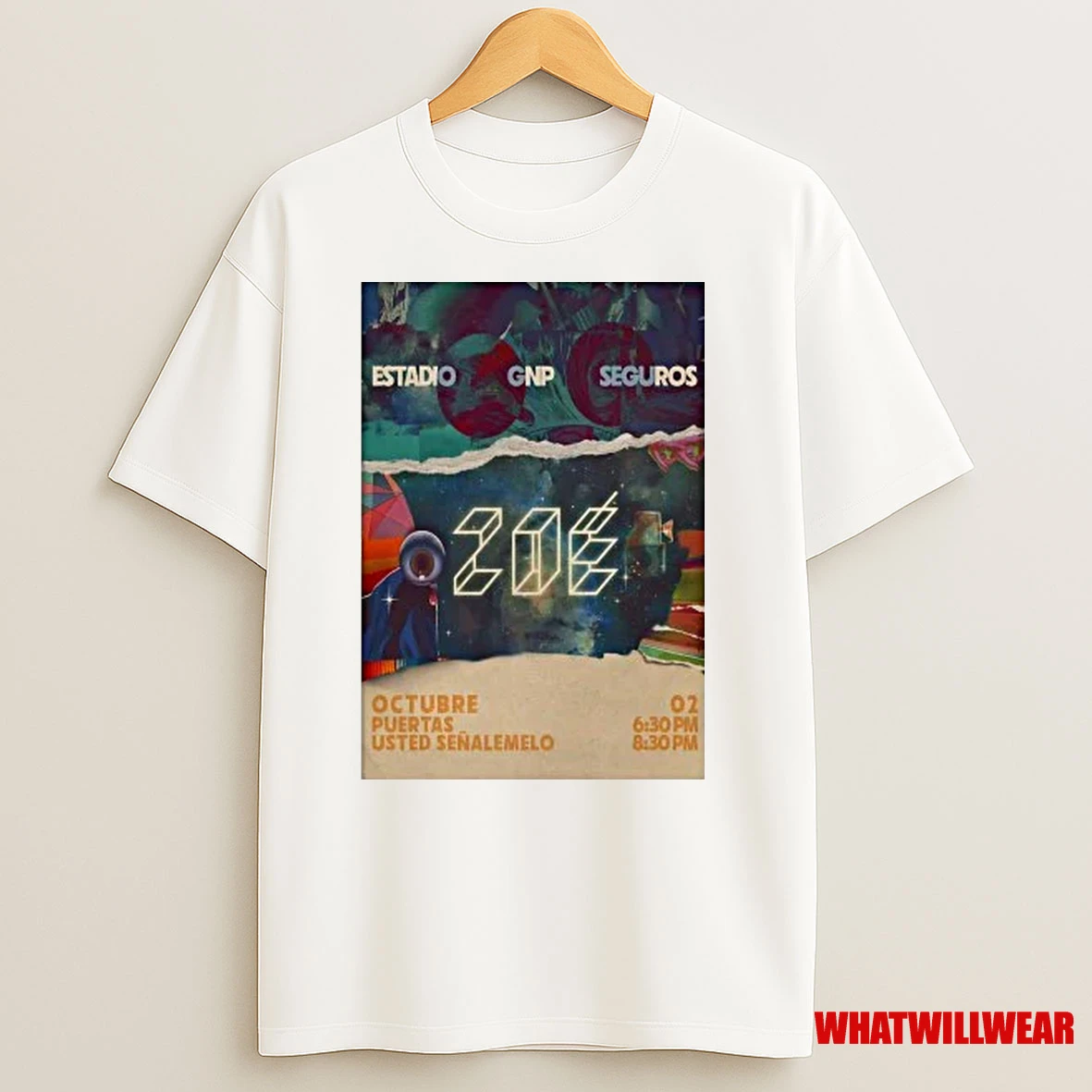 Zoe 10 2 2025 Estadio Gnp Seguros Tour Shirts