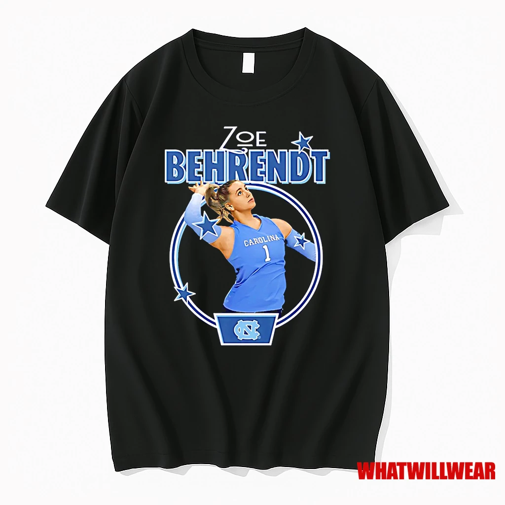 Zoe Behrendt Unc Volleyball Portrait Shirts