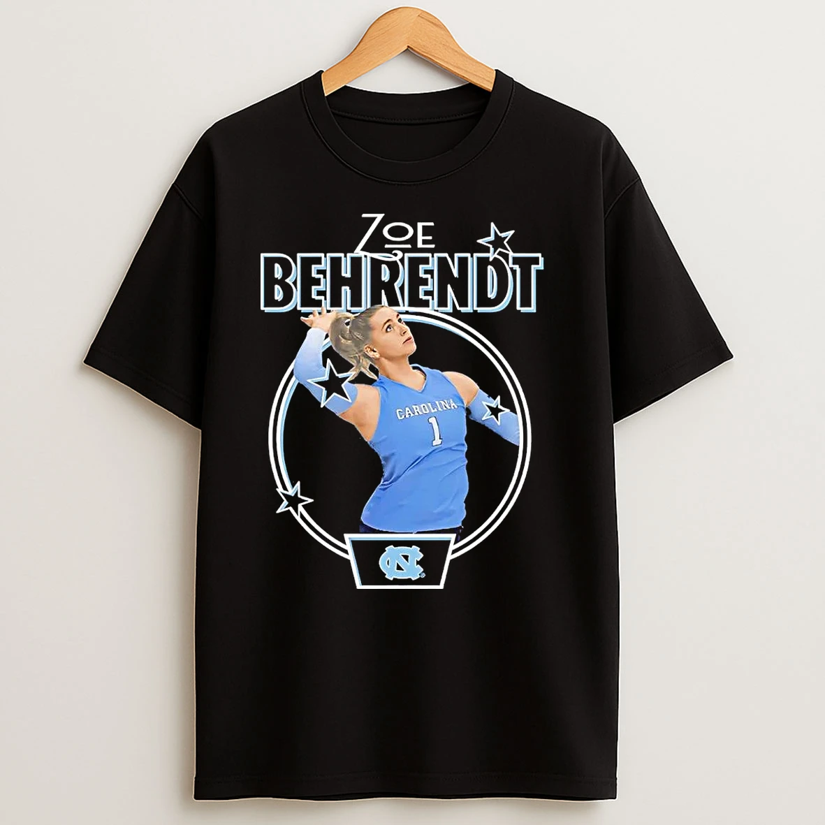 Zoe Behrendt Portrait Unc Volleyball T Shirts