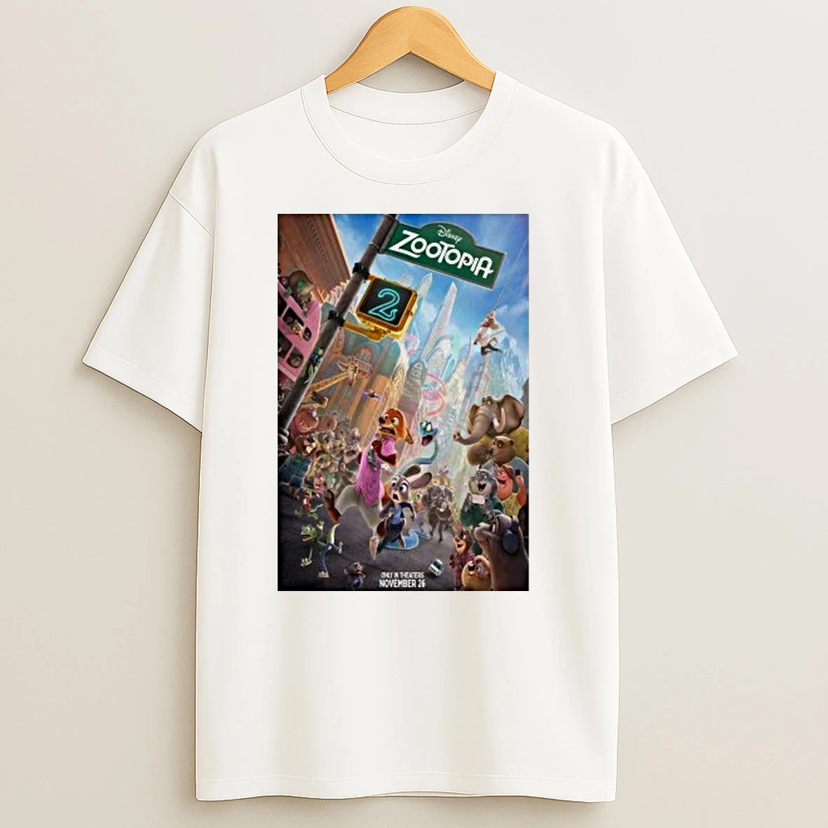 Zootopia Nov 26 2025 Only In Theaters Shirts