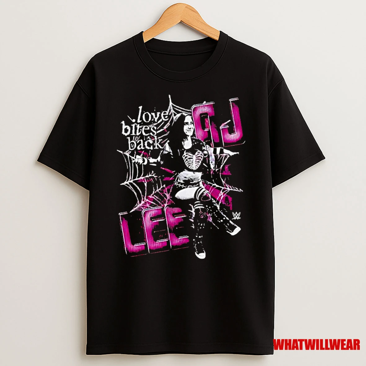 Aj Lee Spider Love Bites Back Graphic Classic Shirts