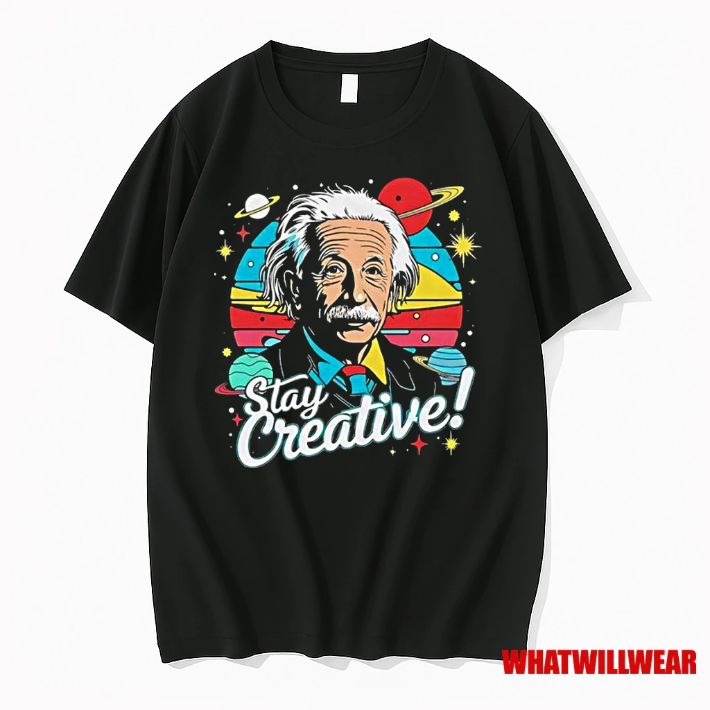 Albert Einstein Stay Creative Vintage Classic Shirts