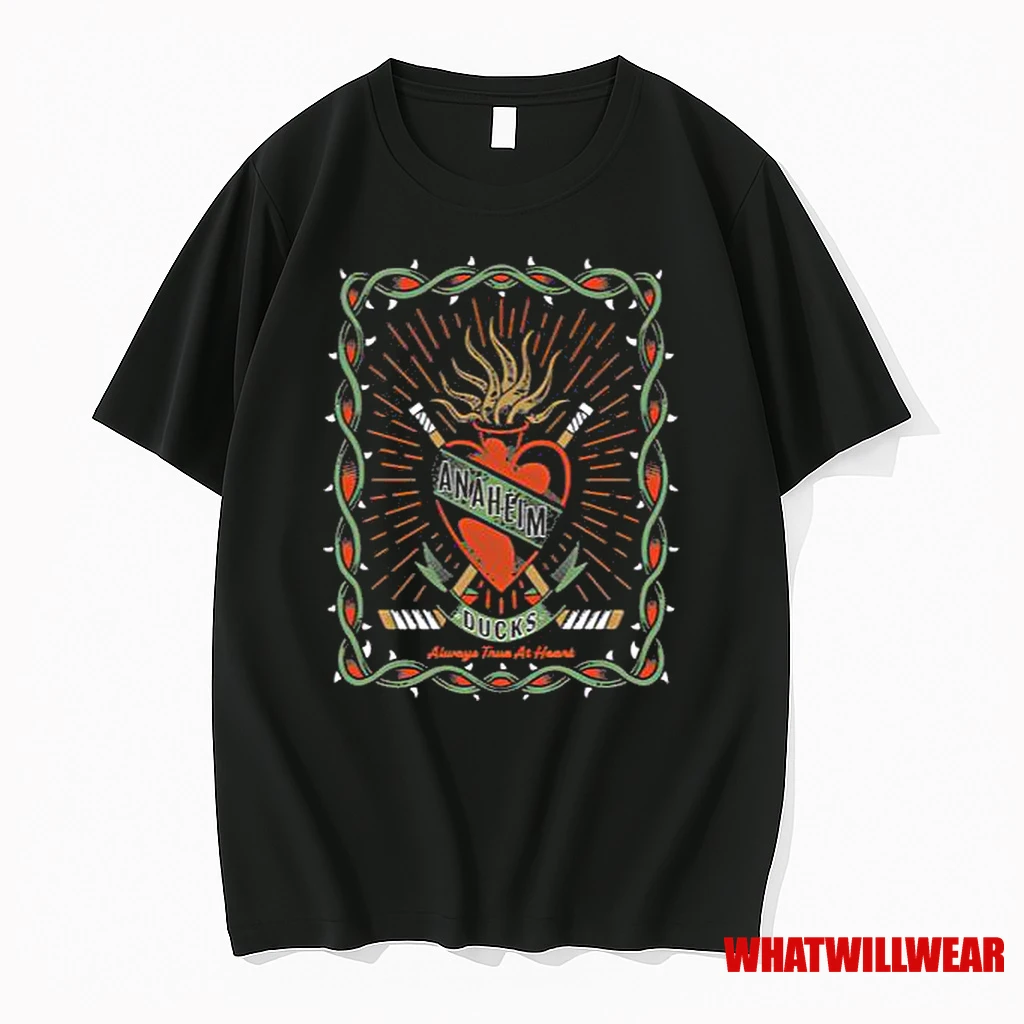 Anaheim Ducks Always True At Heart Tee Men Shirts