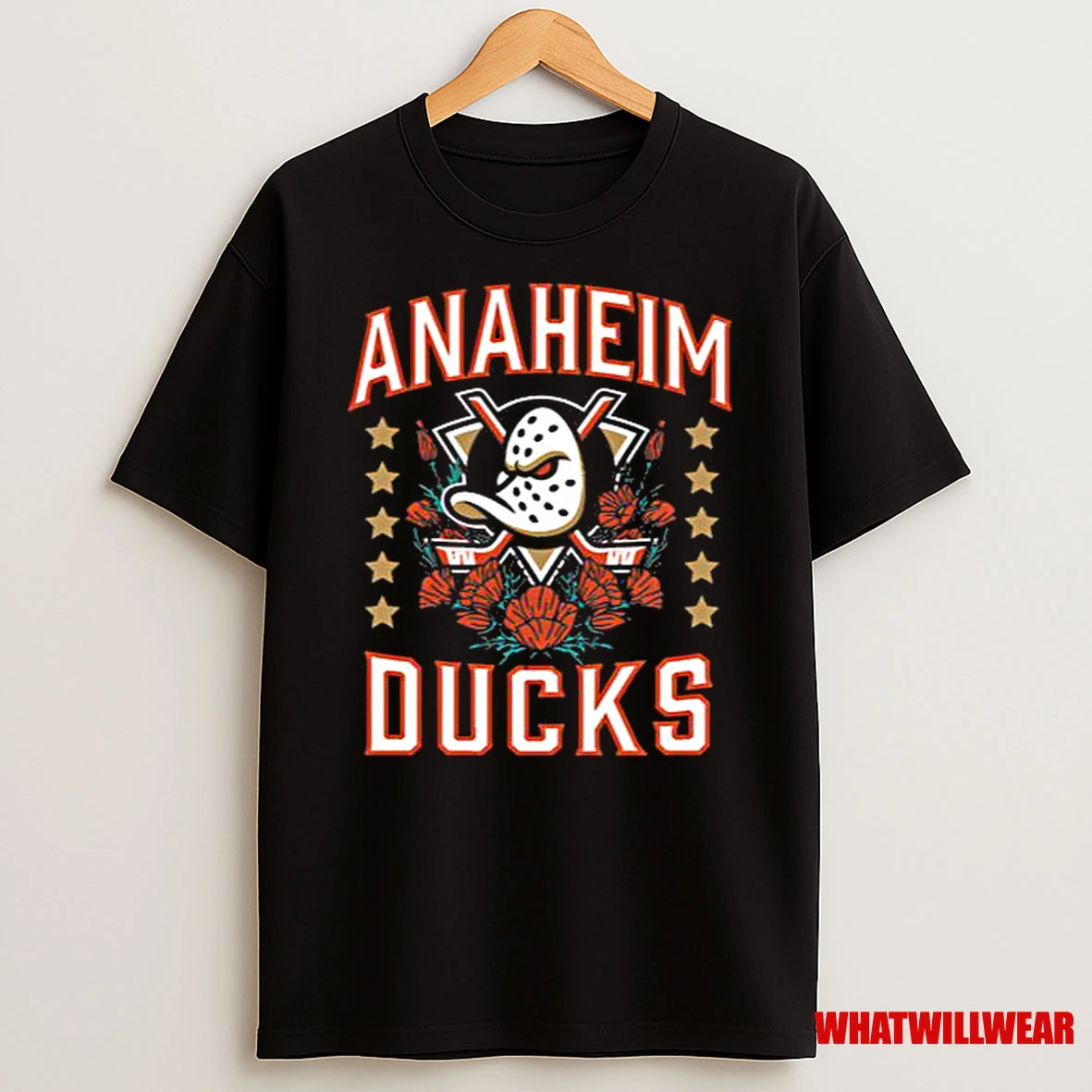 Anaheim Ducks Ice Poppy Tee Men Shirts