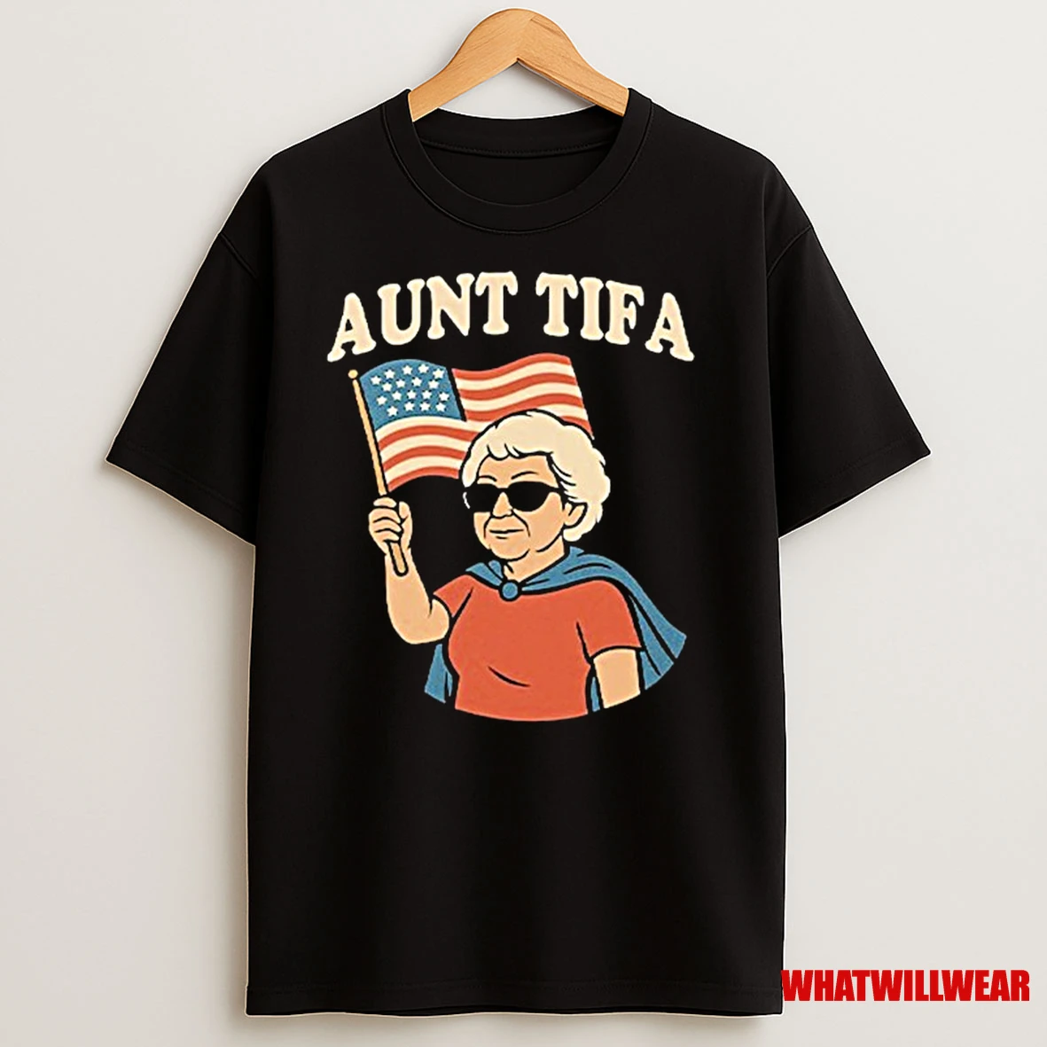 Aunt Tifa American Flag Shirts
