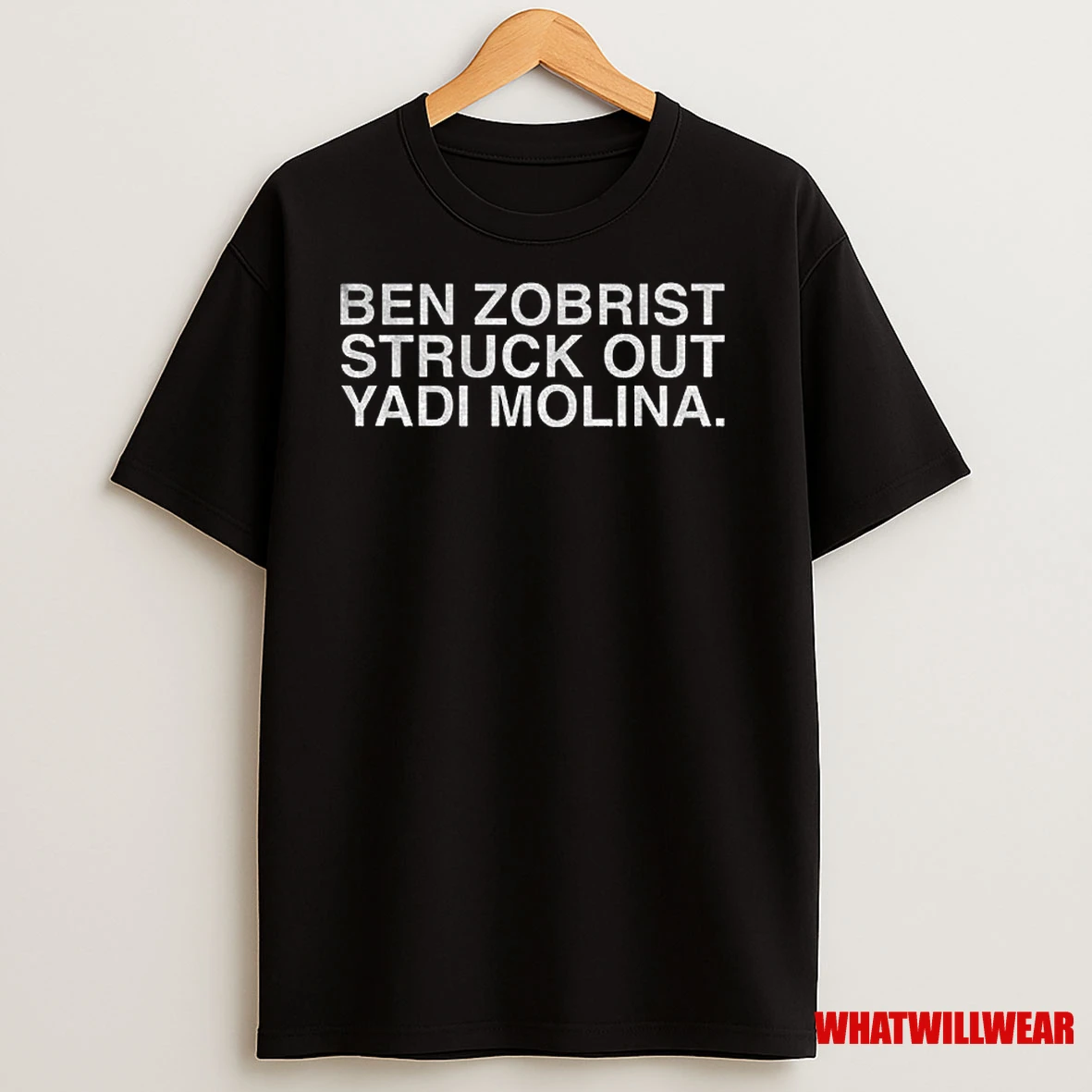 Ben Zobrist Struck Out Yadi Molina Classic Shirts