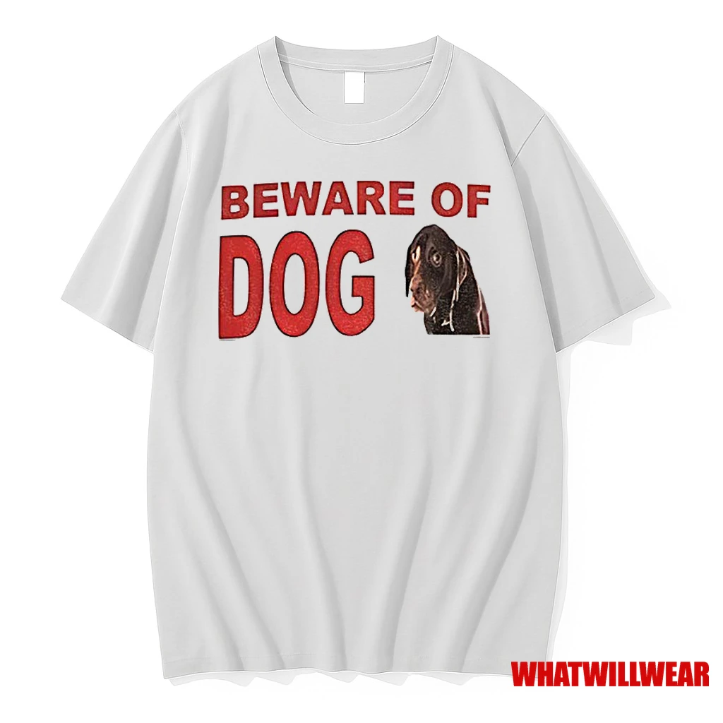 Beware Of Dog Meme Vintage Classic Shirts