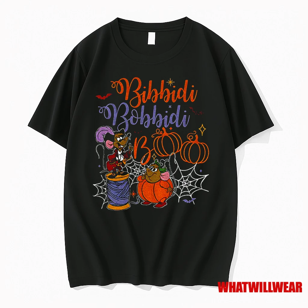 Bibbidi Bobbidi Boo Halloween Jaq And Gus Disney Cinderella Classic Shirts
