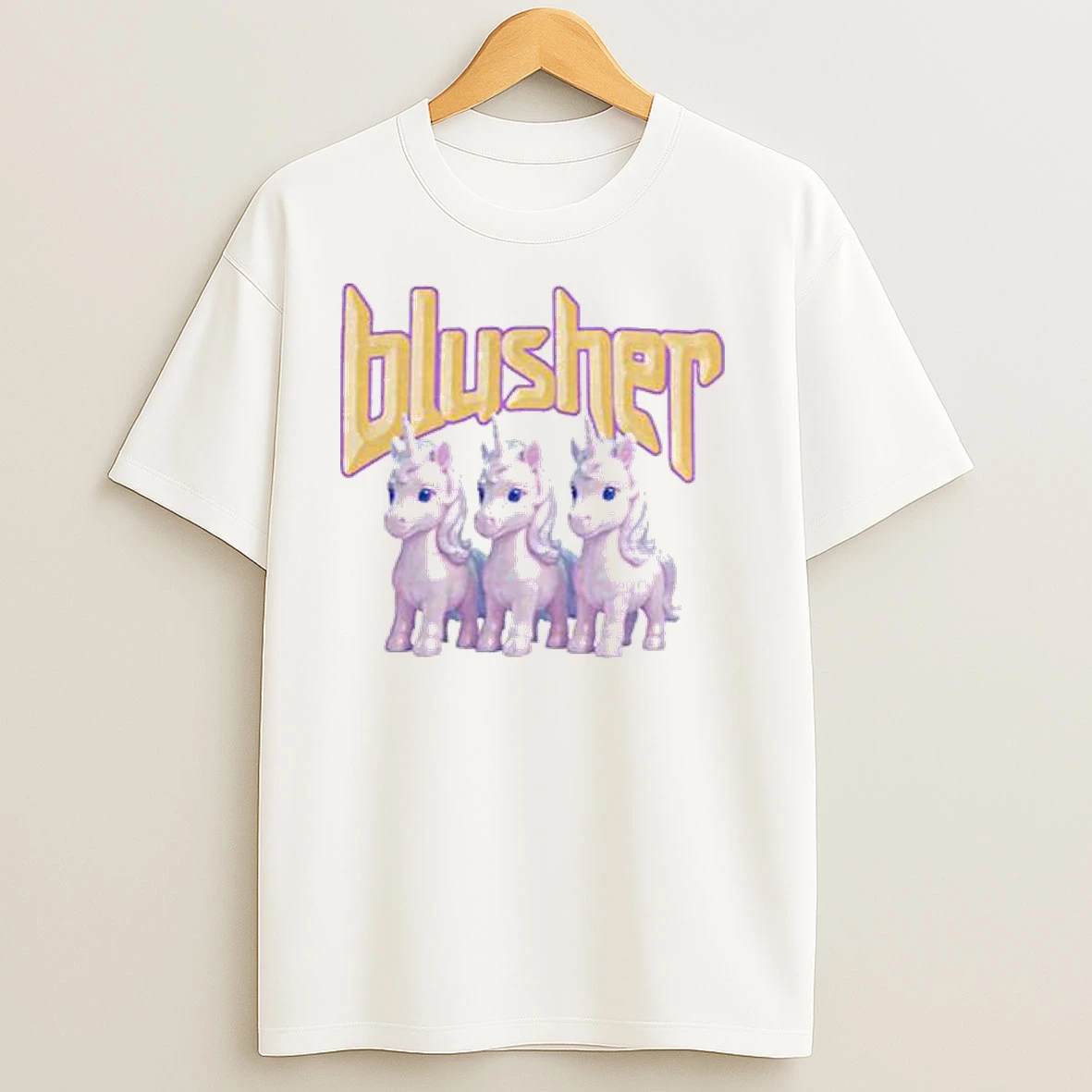 Blusher Unicorn Men Shirts
