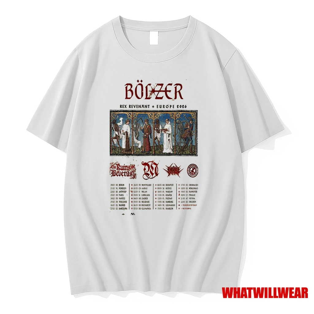 Bolzer Band Rex Revenant Europe 2026 Shirts