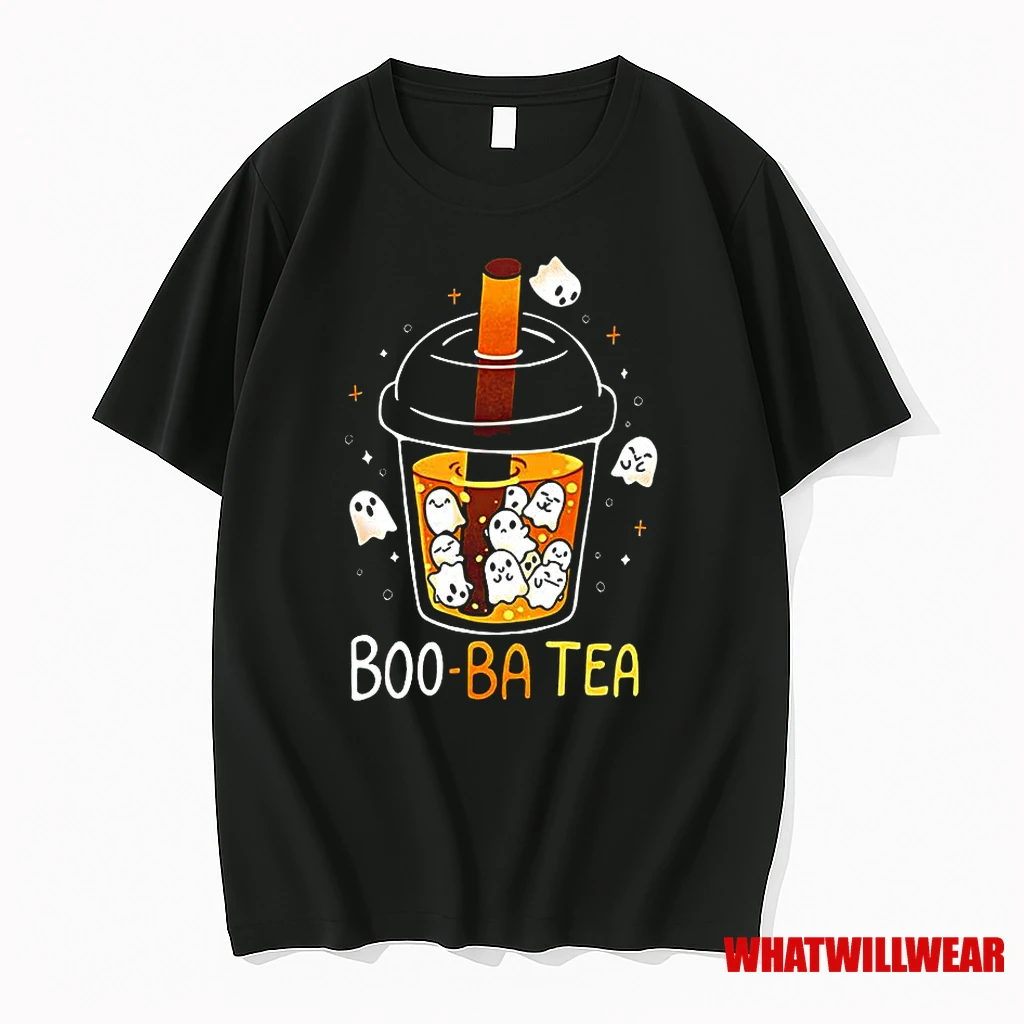 Boo Ba Tea Ghost Halloween Classic Shirts