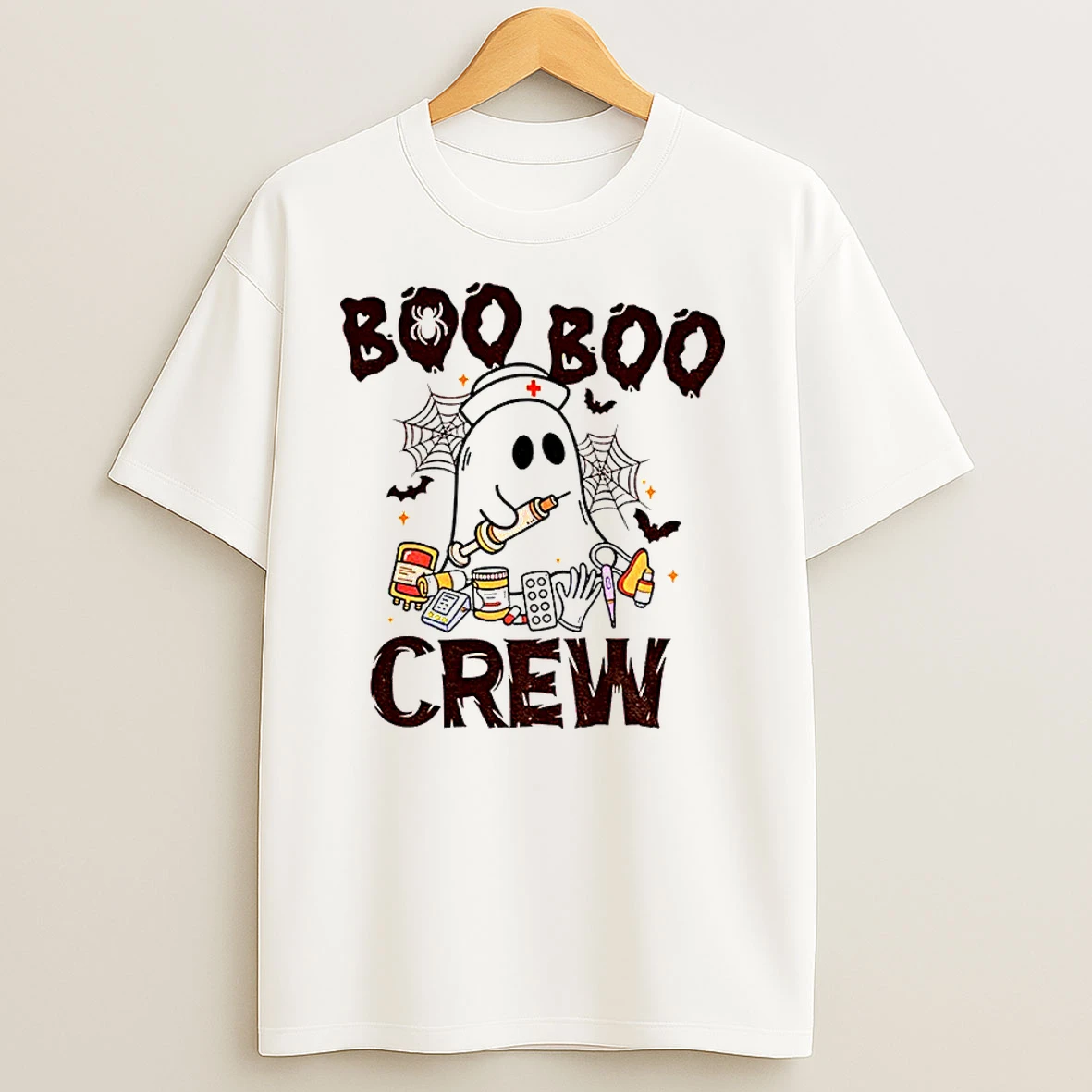 Boo Boo Crew Halloween Nurse Classic Shirts