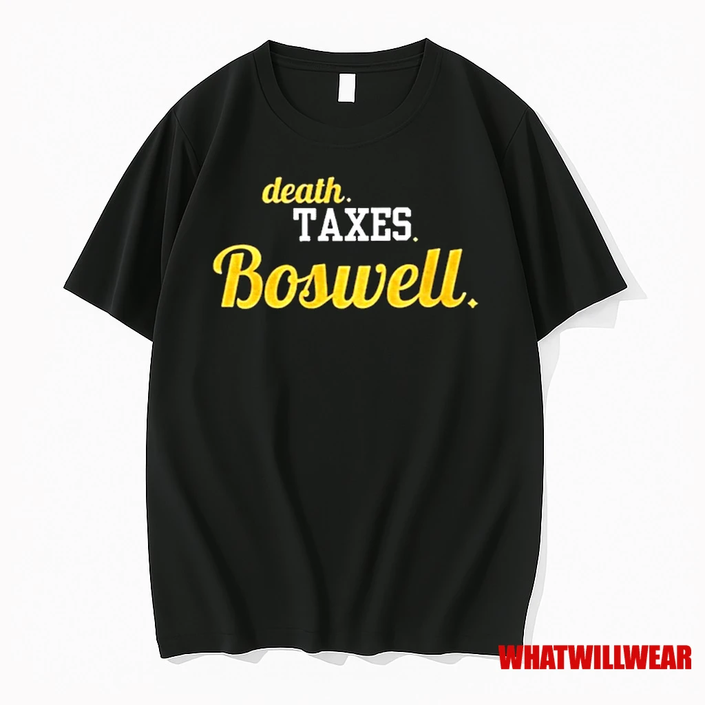 Boswell Guaran Pittsburgh Football Death Taxes Boswell Shirts