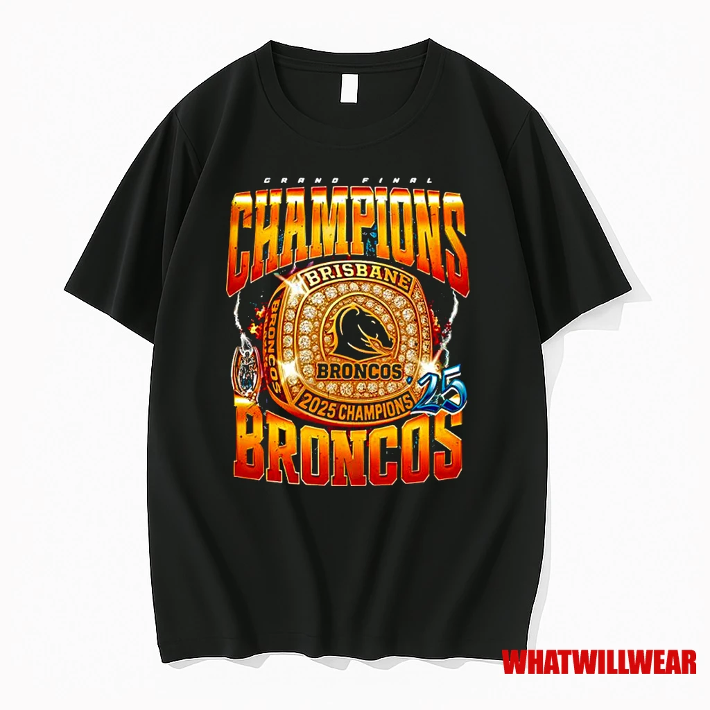 Brisbane Broncos Nrl 2025 Ring Classic Shirts