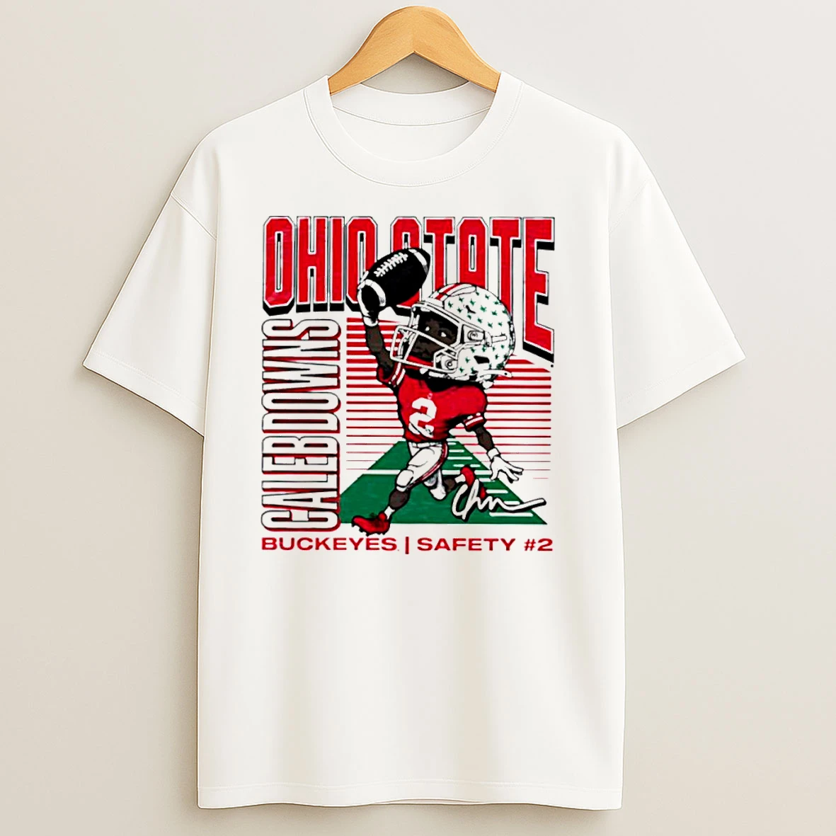 Caleb Downs Ohio State Caricature Cartoon Classic Shirts