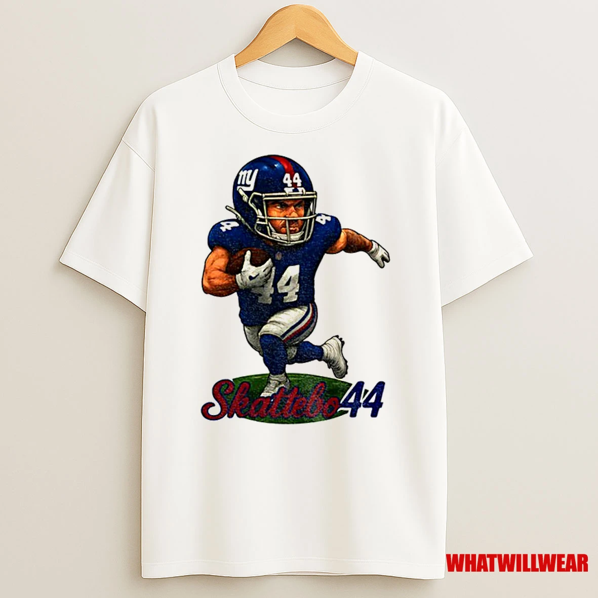Cam Skattebo 44 Giants Game Day Cartoon Classic Shirts