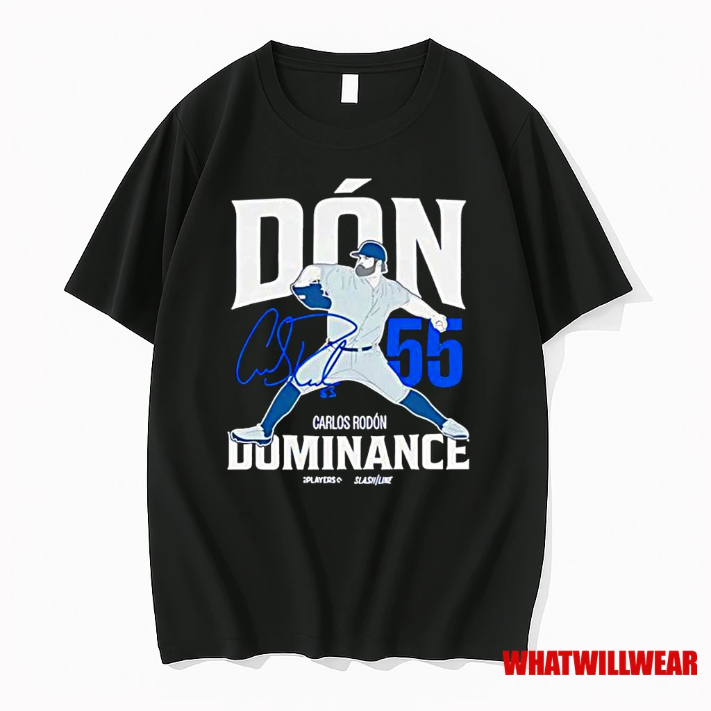 Carlos Rodon Don Dominance Number 55 Signature Graphic Classic Shirts