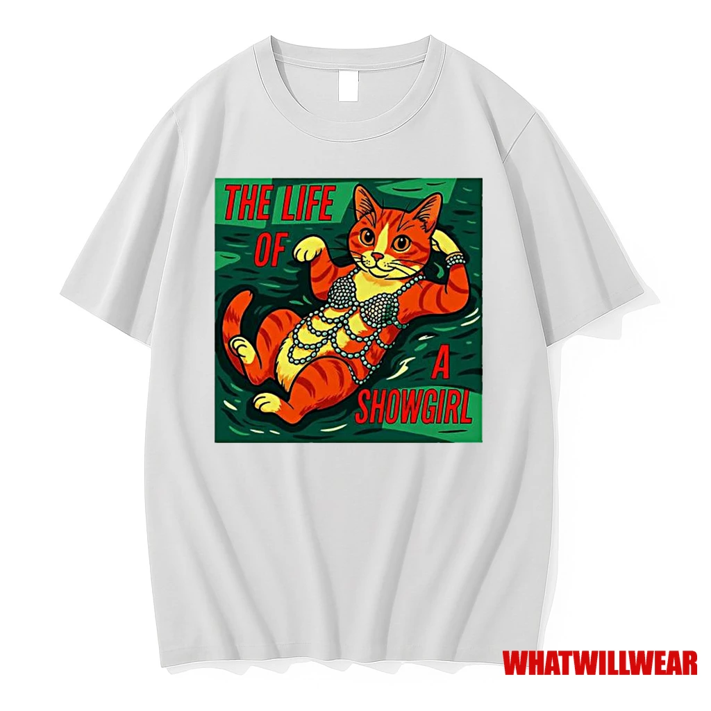 Cat Life Of A Showgirl Funny Classic Shirts